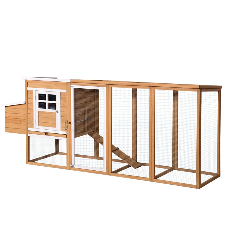 Large wooden chicken cage