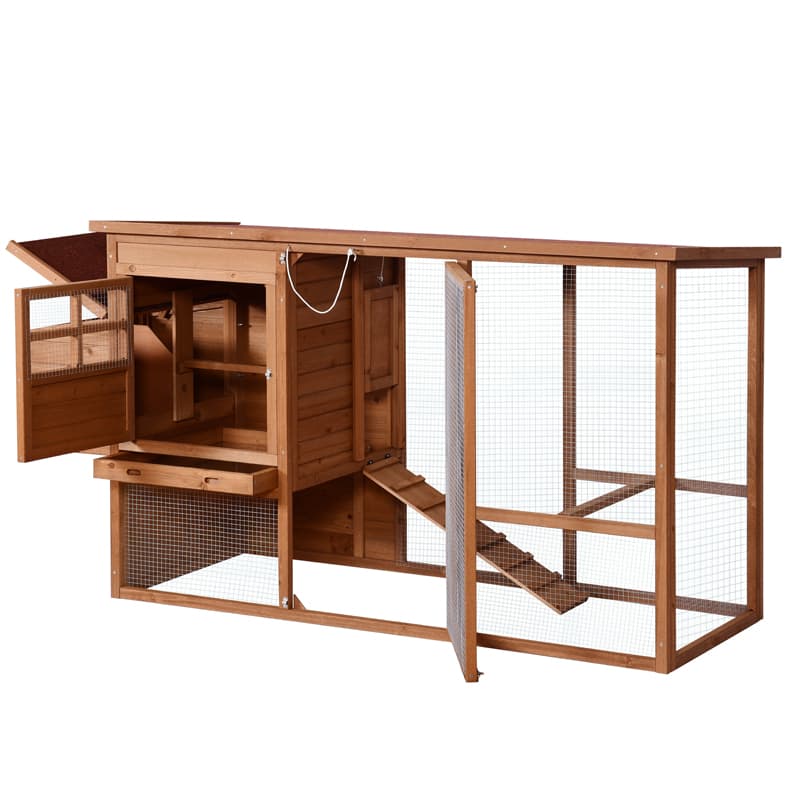 laying hen wooden cage
