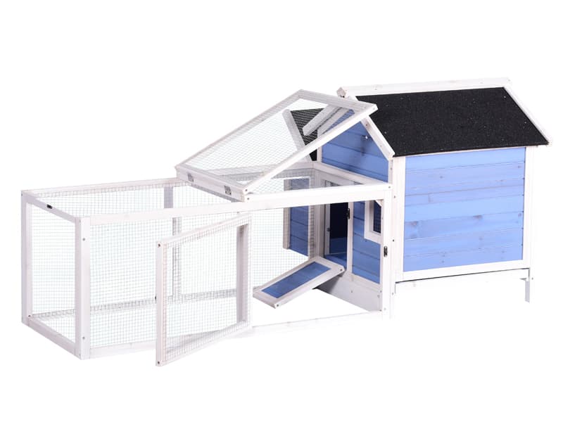 Wood Chicken Coop Cage with Run