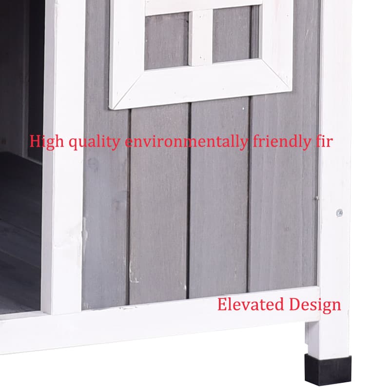 wooden dog house outdoor