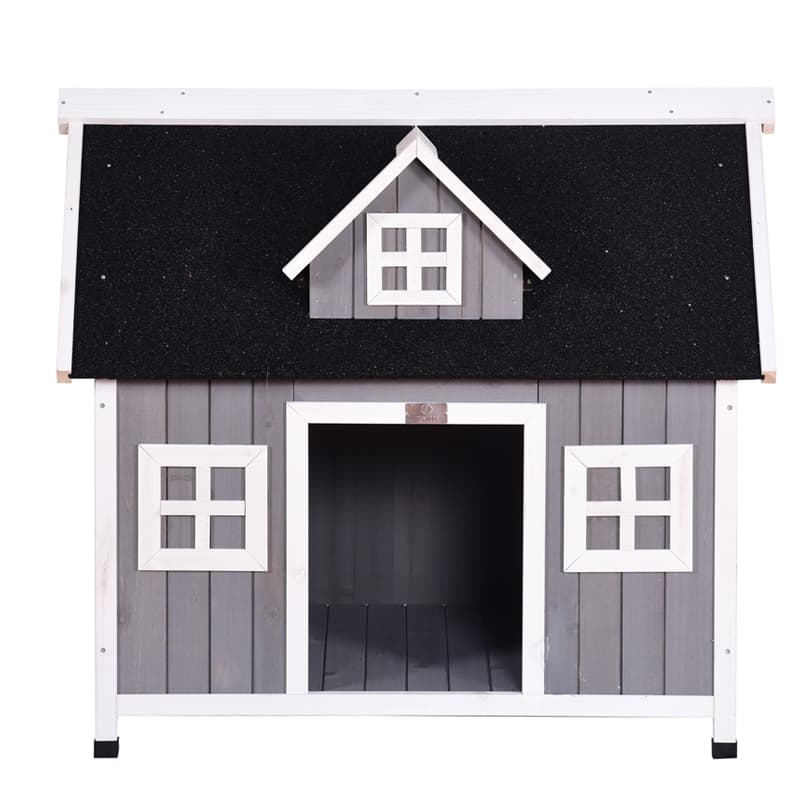 wooden dog houses large dogs outdoor
