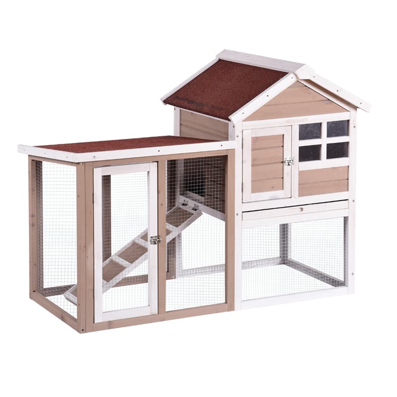Waterproof wooden rabbit house