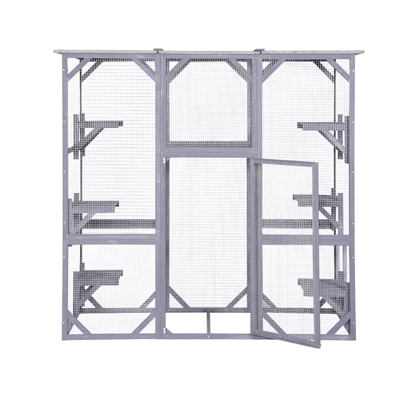 Walk in Wooden Cat Cage