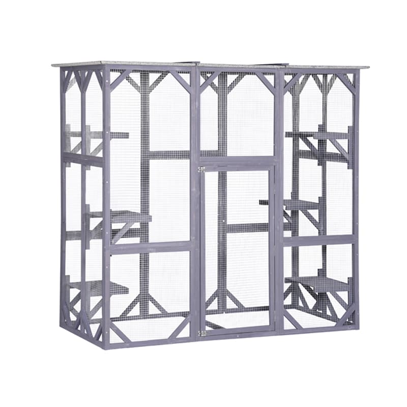 Walk in Wooden Cat Cage