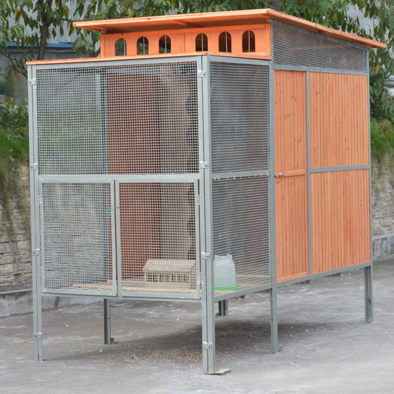 large walk in bird cage