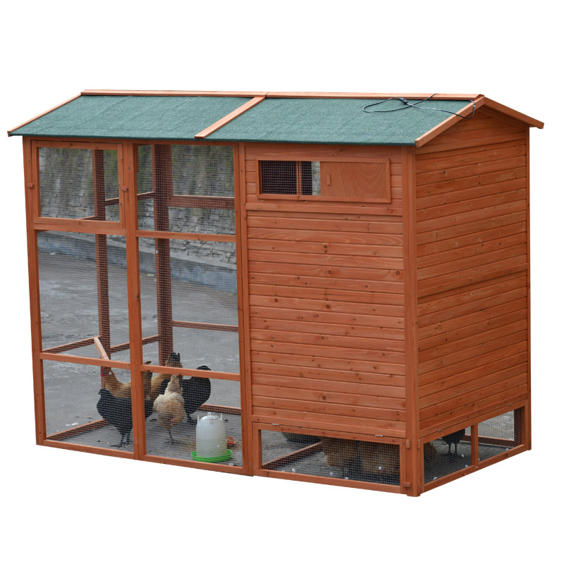 wooden chicken coop large