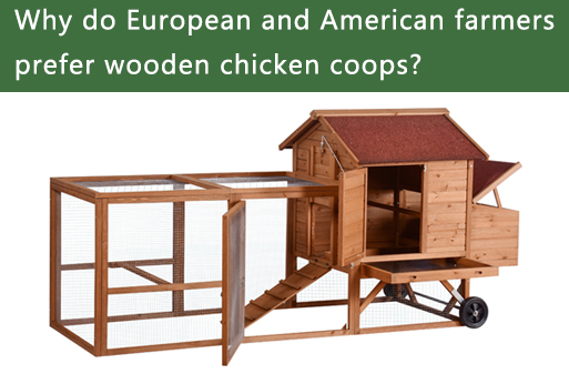 Why do European and American farmers prefer wooden chicken coops?