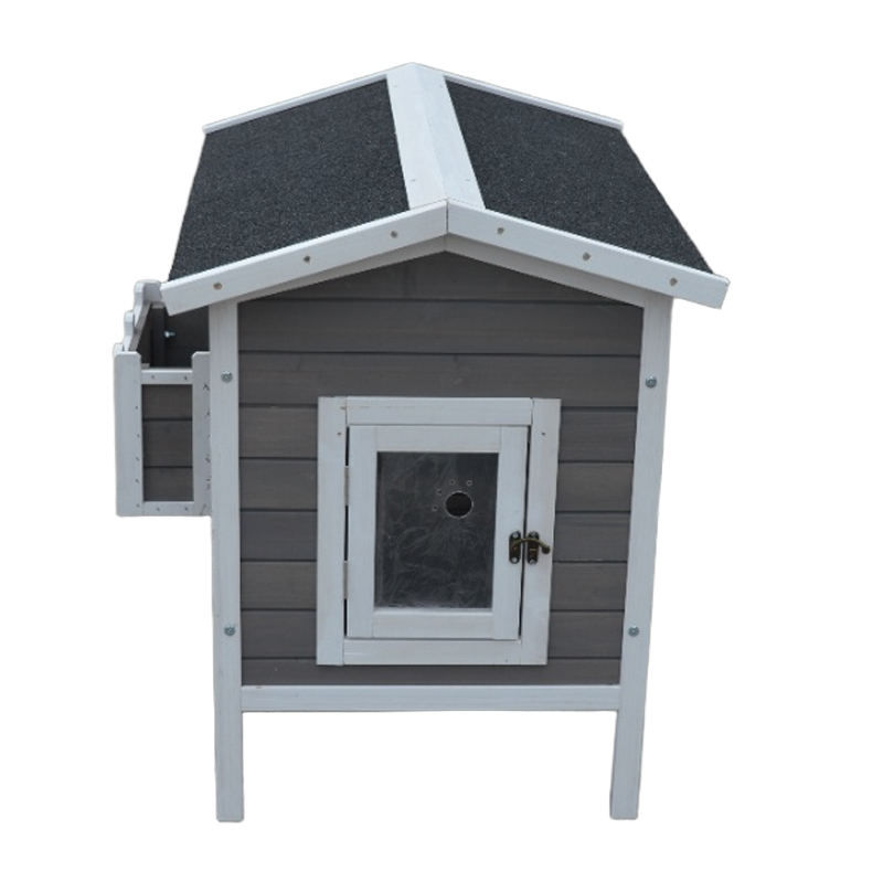 Wooden Outdoor Cute Cat House