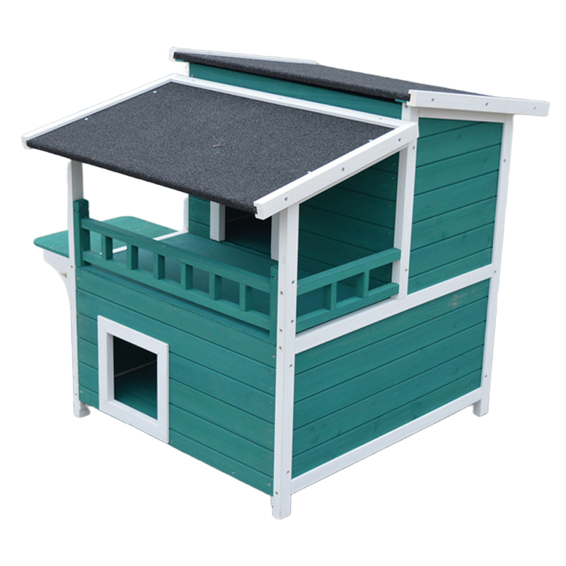 Wooden Outdoor Cute Cat House