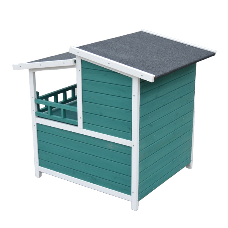 Weatherproof cat house luxury