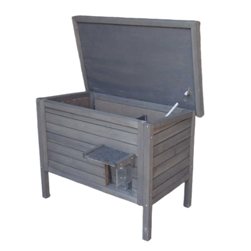 Wooden Cat House Luxury