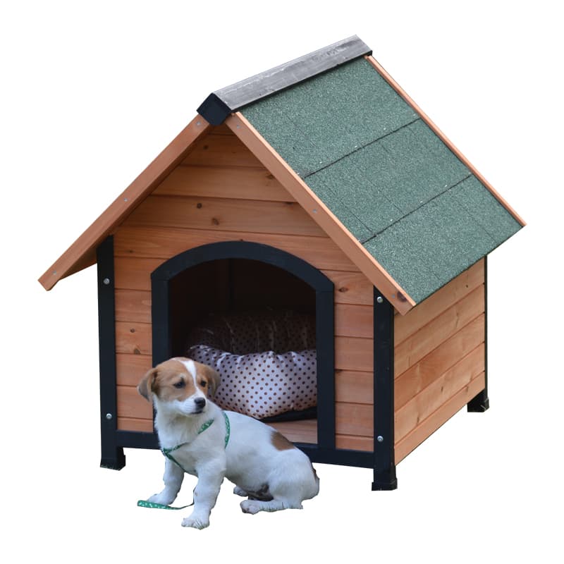 wooden dog house outdoor