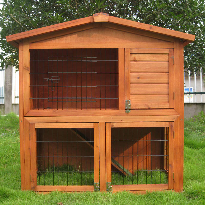 china wooden rabbit cage