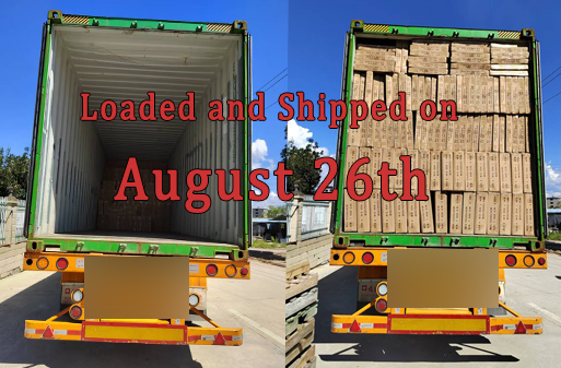 Successful Completion of Spanish Pet House Order: Products Loaded and Shipped on August 26th