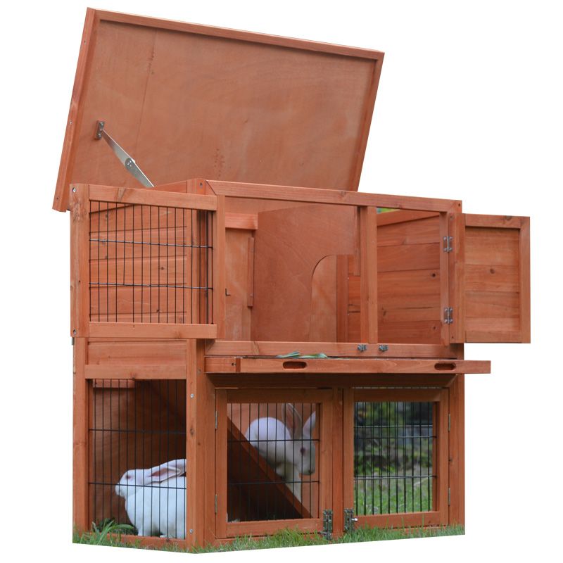2 tier rabbit cage