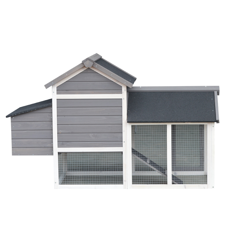 Weatherproof wooden chicken coop