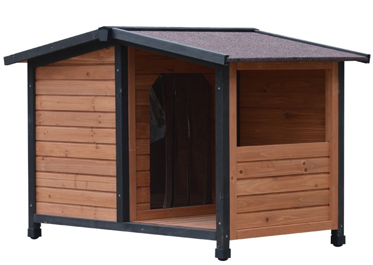 wooden dog house outdoor
