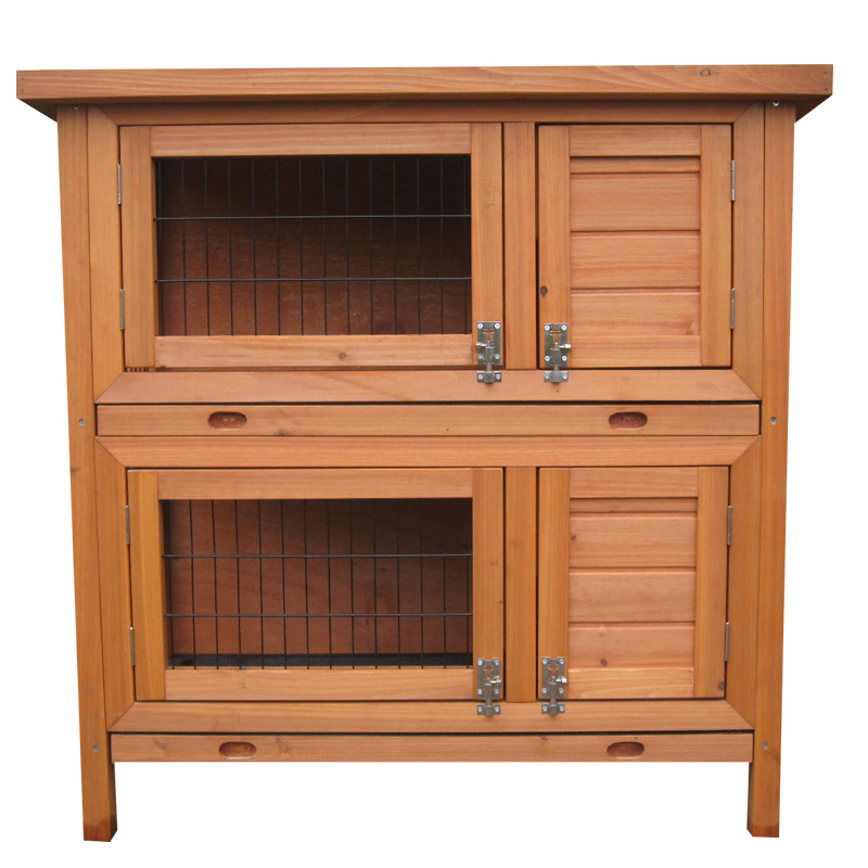 large outdoor rabbit run