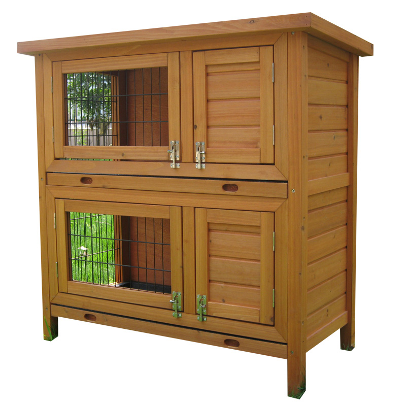6ft double rabbit hutch