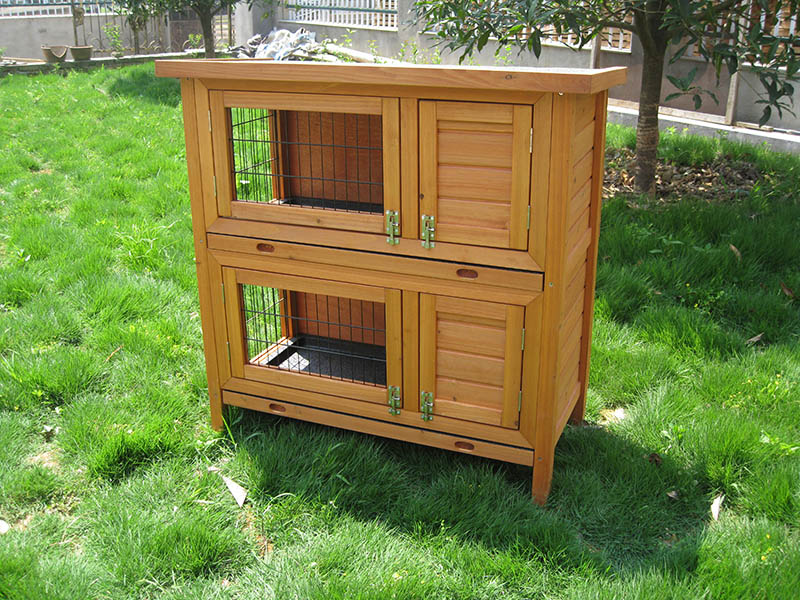 rabbit hutch with run attached