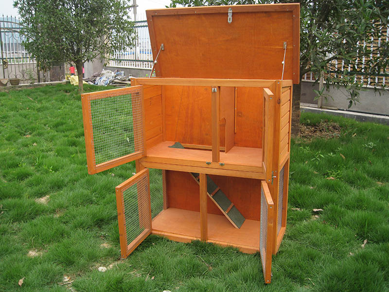 rabbit hutch for two rabbits