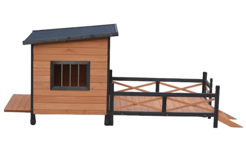 waterproof wood dog shelter