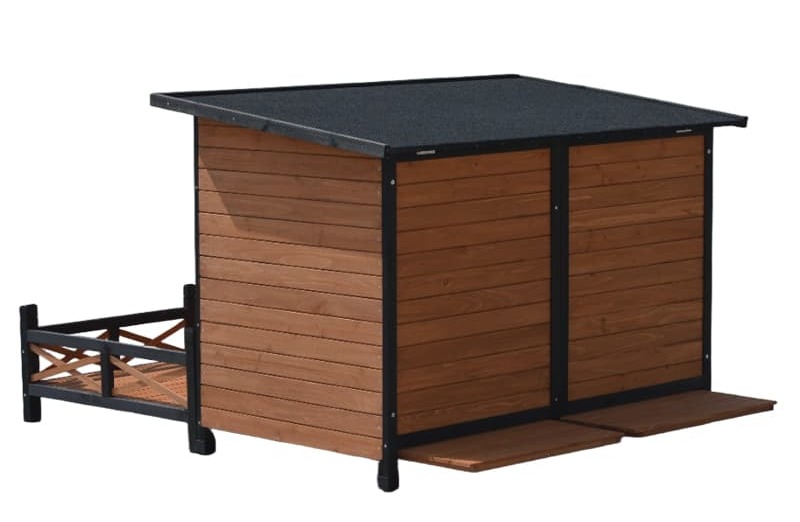 waterproof wood dog shelter