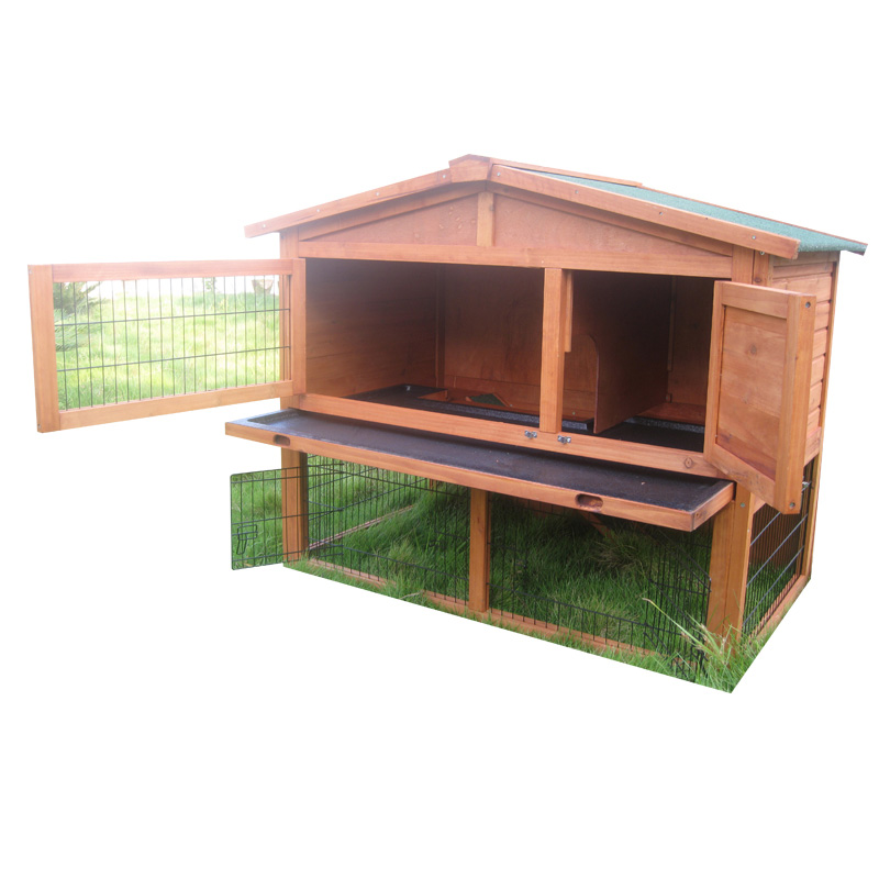rabbit cage with playpen