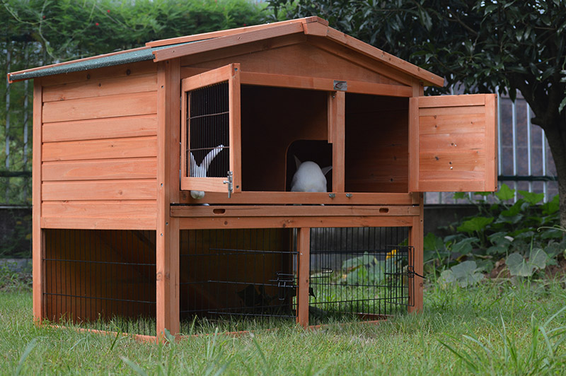 2 tier rabbit cage