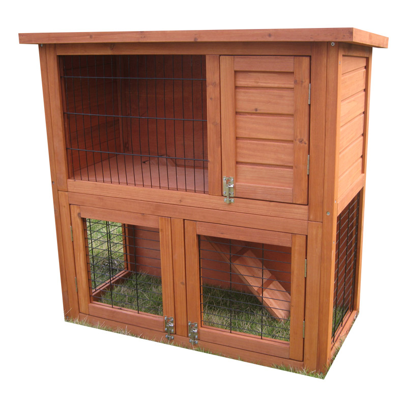rabbit hutch with run and cover