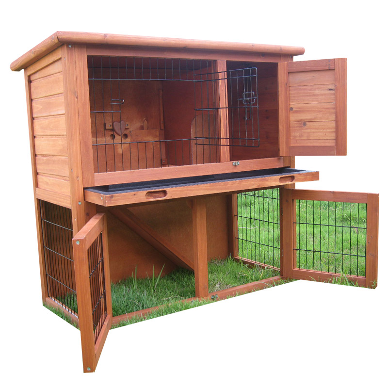 predator proof rabbit hutch