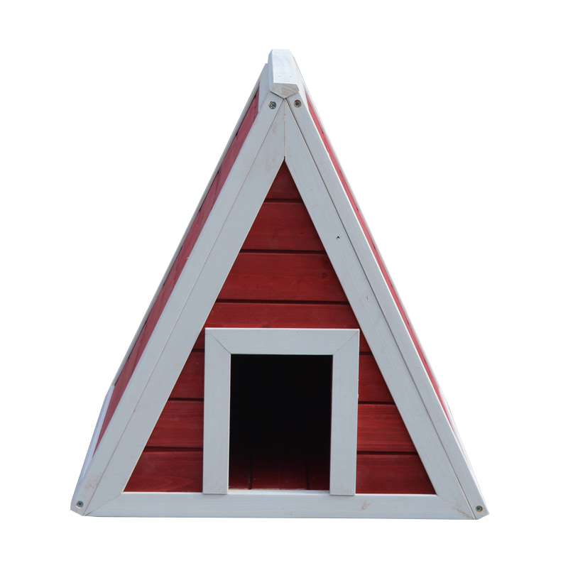 wooden dog house outdoor
