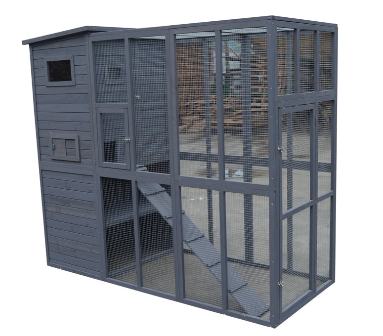 wooden dog house outdoor