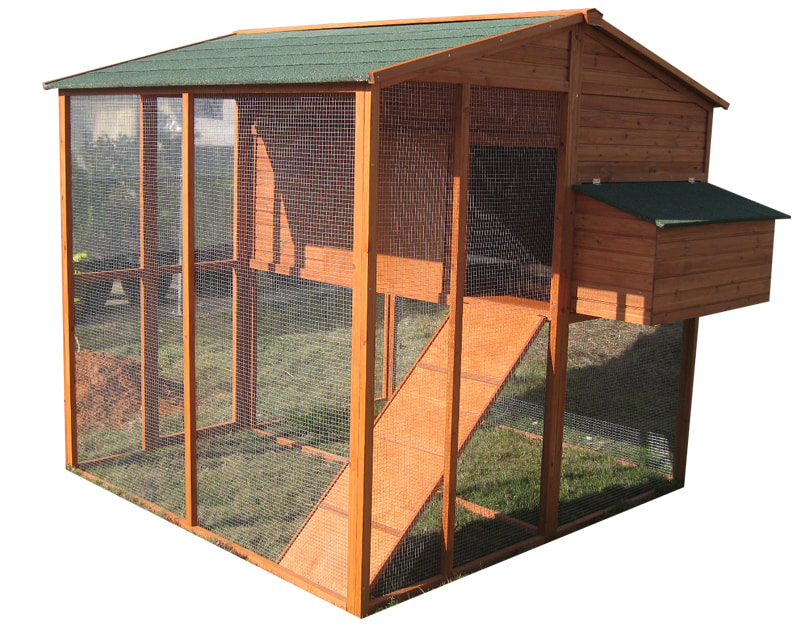 wooden brown chicken coop with vent wooden brown chicken coop with vent