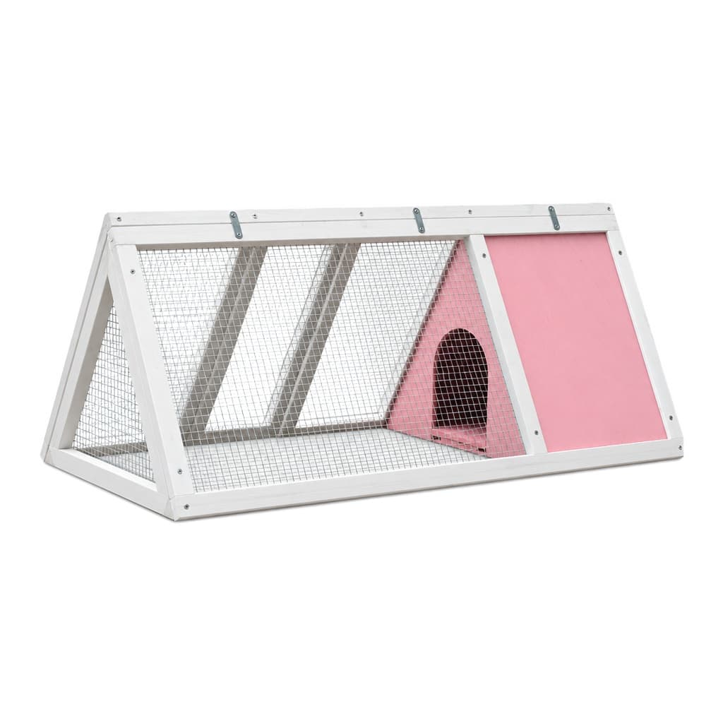 A-frame rabbit hutch outdoor