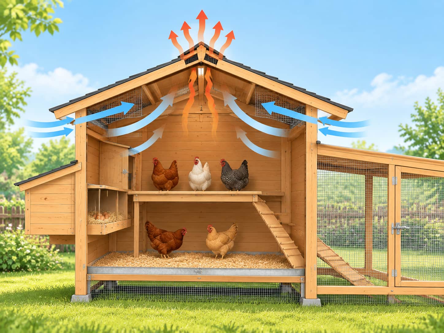 Chicken Coop Ventilation Guide: How Much Ventilation Does a Coop Need?